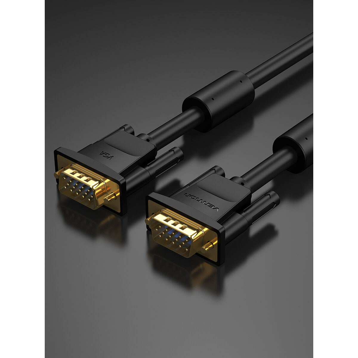 VGA Cable Vention DAEBG Black 1,5 m VGA Cable Vention DAEBG Black 1,5 m