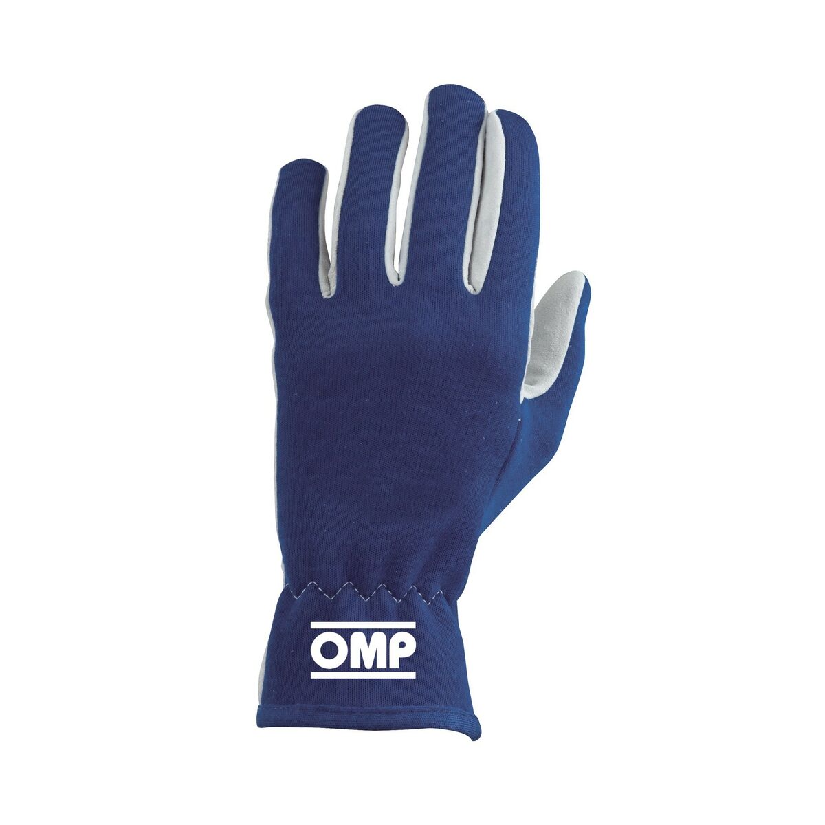 Men’s Driving Gloves OMP Rally Navy Blue Blue M