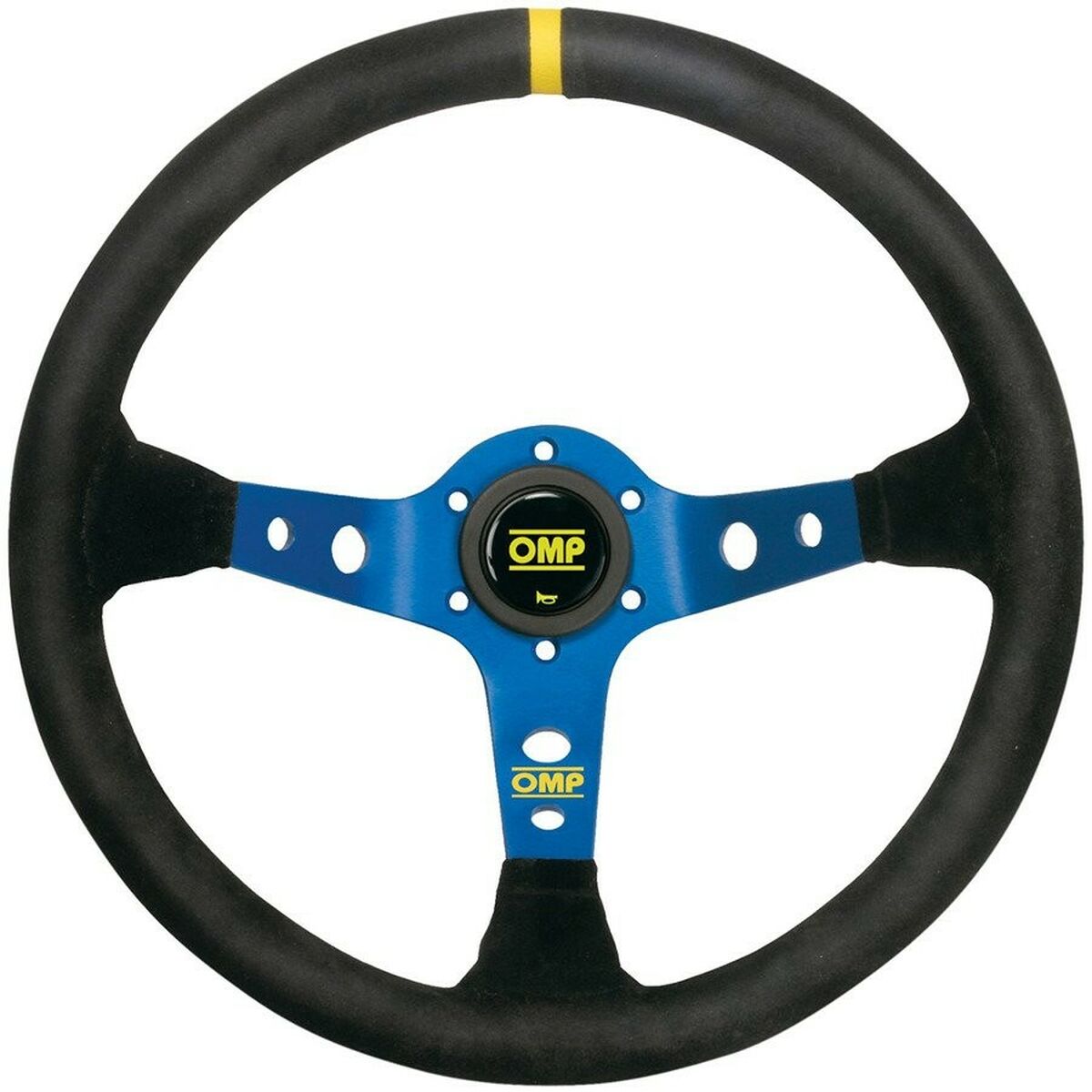 Racing Steering Wheel OMP OMPOD/1954/BN  35 cm Black/Blue