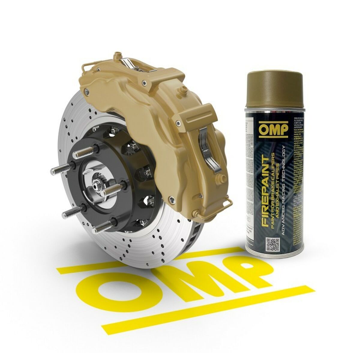 Spray paint OMP OMPPC02001000002 Brake Calipers 400 ml Golden Spray paint OMP OMPPC02001000002 Brake Calipers 400 ml Golden