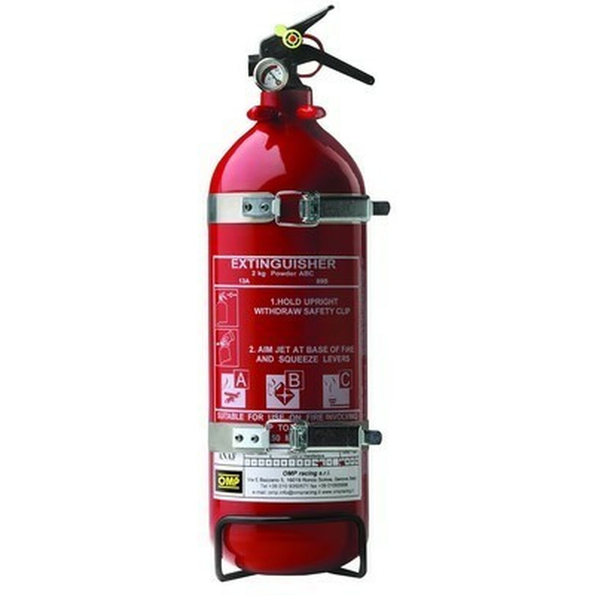 Extinguisher 2 kg OMP OMPCB0-0316-A01 Extinguisher 2 kg OMP OMPCB0-0316-A01