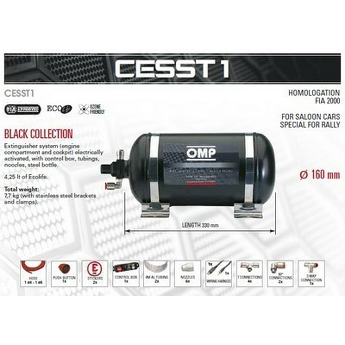 Extinguisher OMP OMPCE0-SST1-A01 Extinguisher OMP OMPCE0-SST1-A01