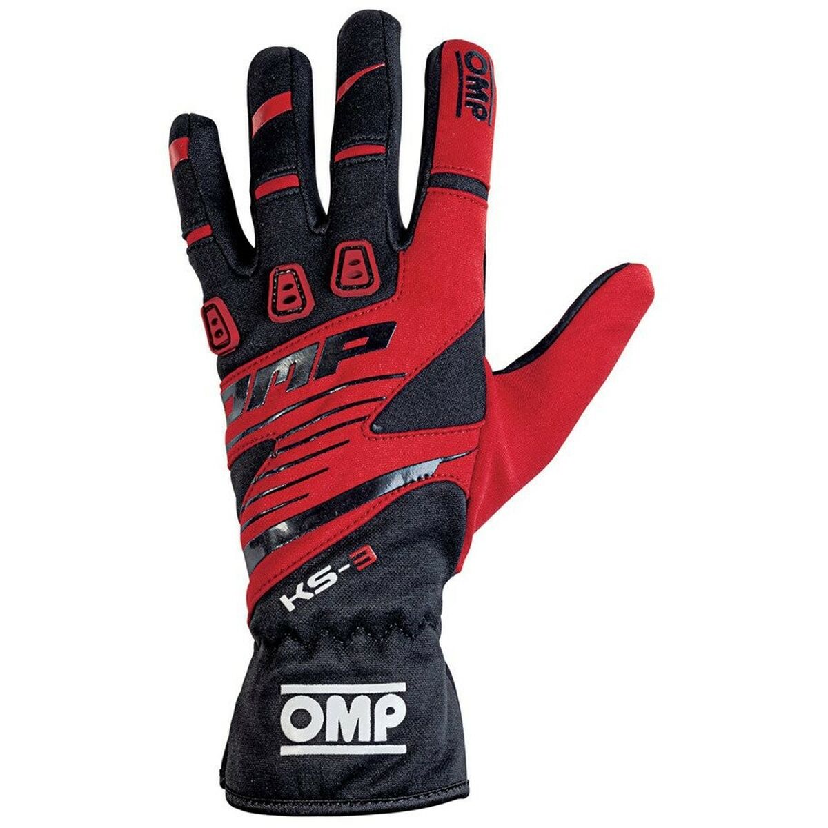 Kids Karting Gloves OMP KS-3 Red/Black 6 Kids Karting Gloves OMP KS-3 Red/Black 6
