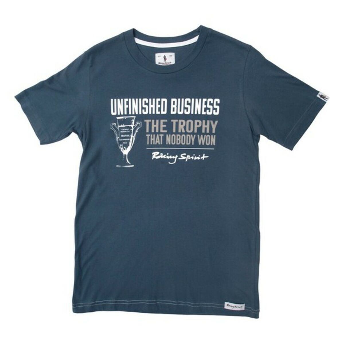 Menâs Short Sleeve T-Shirt OMP Slate Unfinished Business Dark blue Menâs Short Sleeve T-Shirt OMP Slate Unfinished Business Dark blue