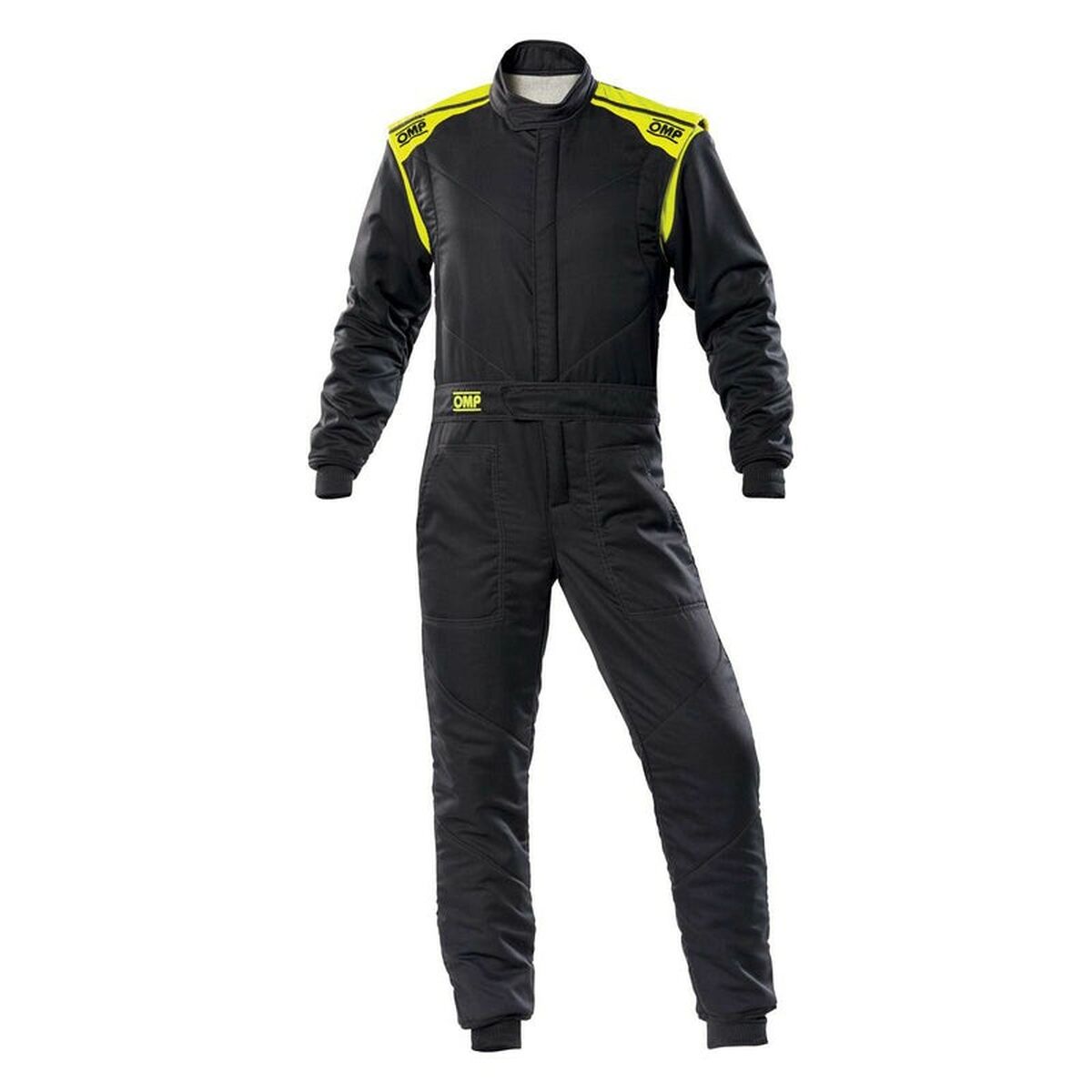 Racing jumpsuit OMP FIRST-S Black/Yellow 54 Racing jumpsuit OMP FIRST-S Black/Yellow 54
