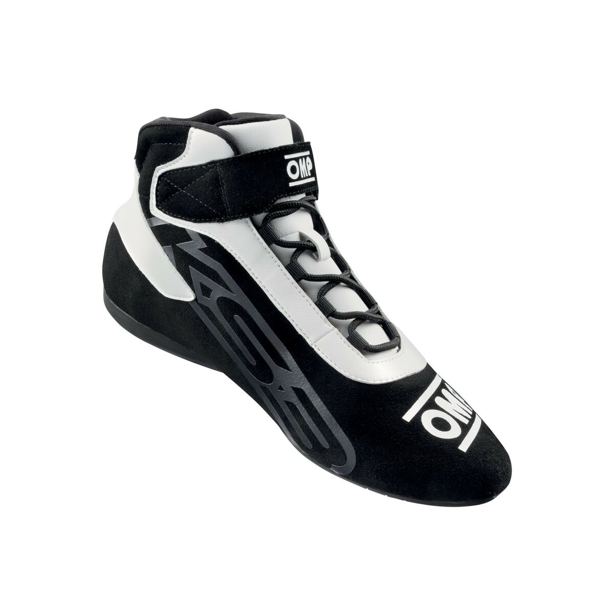 Racing Ankle Boots OMP KS-3 Black/White 46 Racing Ankle Boots OMP KS-3 Black/White 46