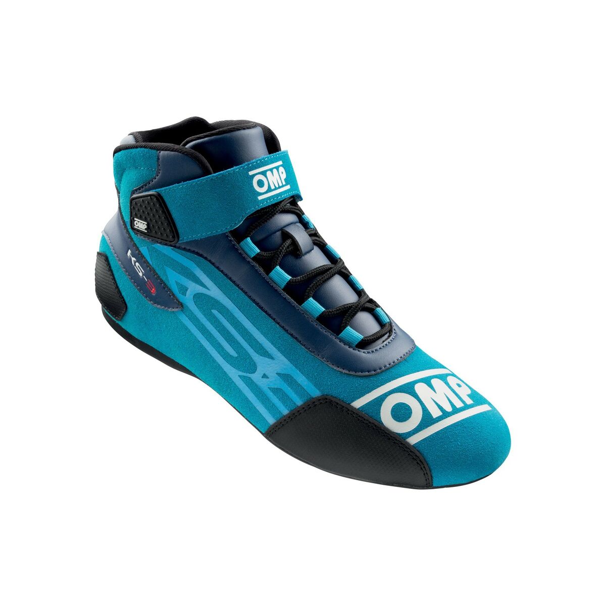 Racing Ankle Boots OMP KART KS-3 Navy Blue Black/White 46 Racing Ankle Boots OMP KART KS-3 Navy Blue Black/White 46