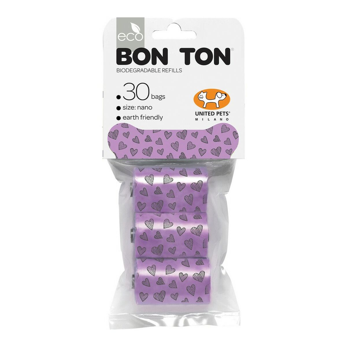 Sanitary bags United Pets Bon Ton Nano Dog Purple (3 x 10 uds) Sanitary bags United Pets Bon Ton Nano Dog Purple (3 x 10 uds)