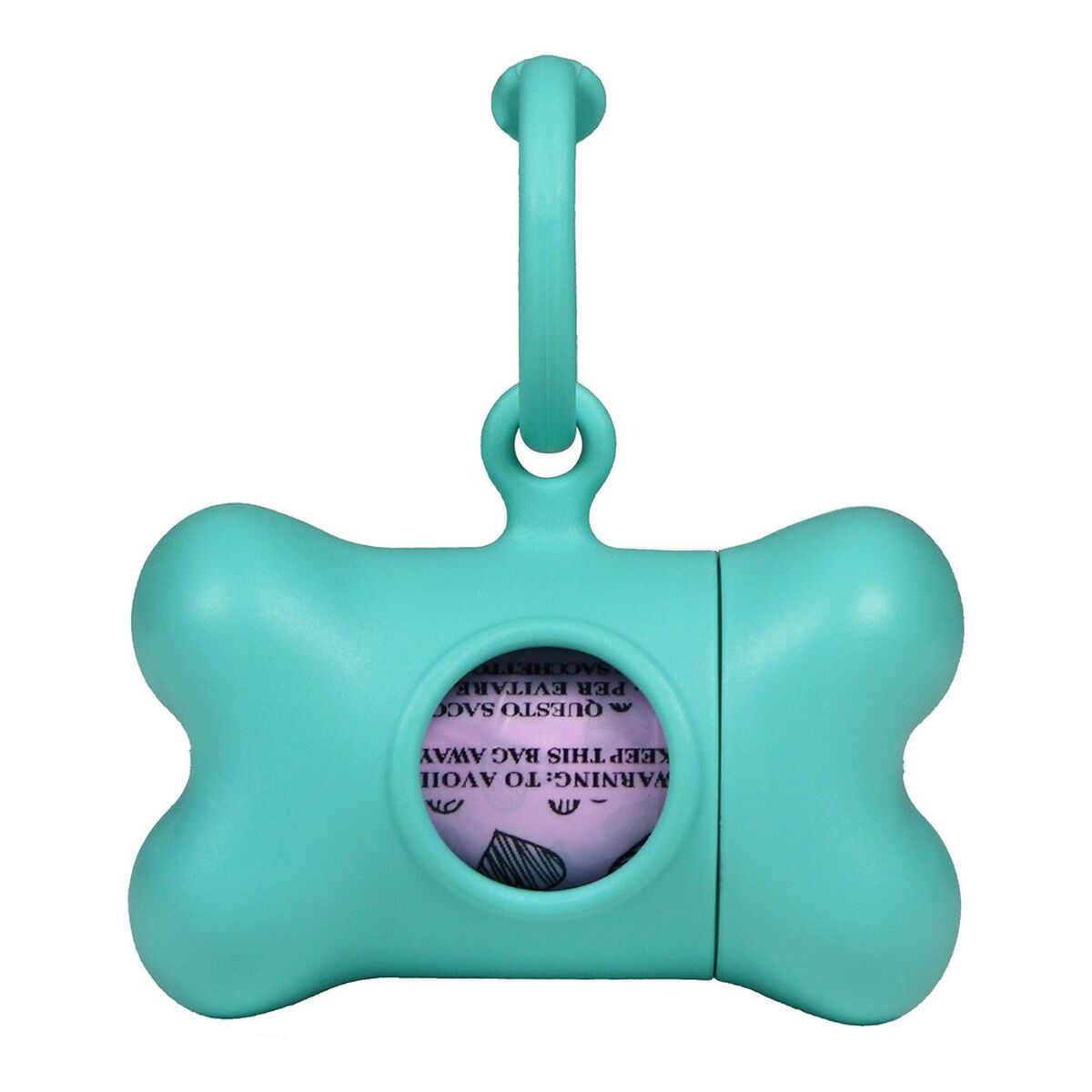 Pet Bag Dispenser United Pets Bon Ton Nano Classic Dog Aquamarine Recycled plastic (6 x 3 x 4 cm) Pet Bag Dispenser United Pets Bon Ton Nano Classic Dog Aquamarine Recycled plastic (6 x 3 x 4 cm)
