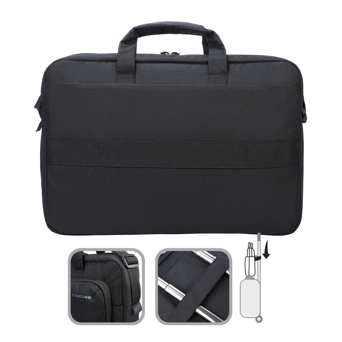 Laptop Case Tucano BSTN-BK Black 15,6”