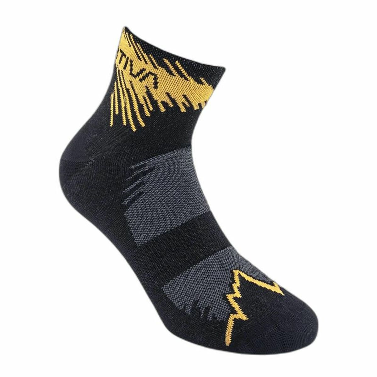 Sports Socks La Sportiva Fast Running Black Sports Socks La Sportiva Fast Running Black