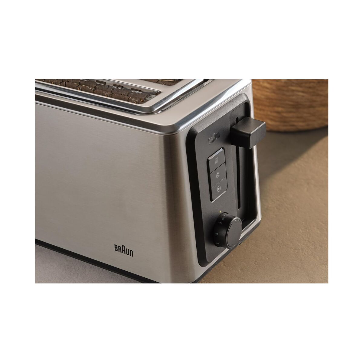 Toaster Braun HT5220BK Black 1400 W