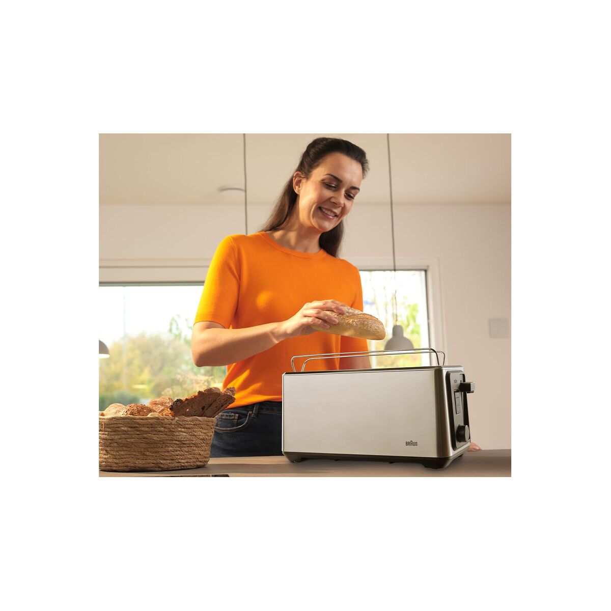 Toaster Braun HT5220BK Black 1400 W