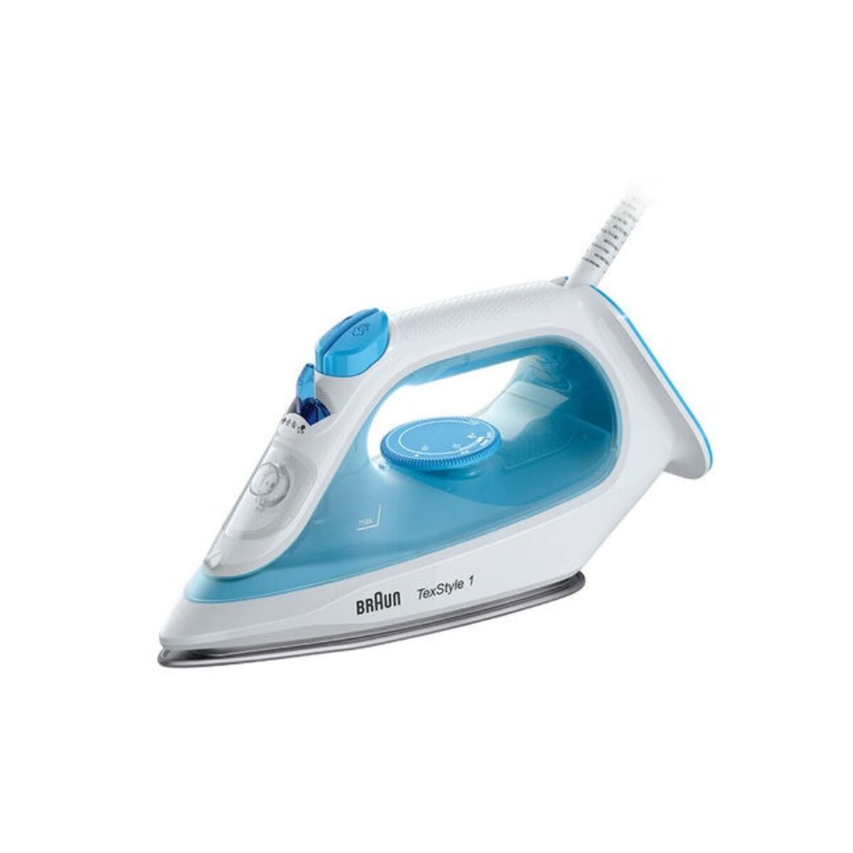 Steam-Dry Travel Iron Braun TexStyle 1 White 2000 W Steam-Dry Travel Iron Braun TexStyle 1 White 2000 W