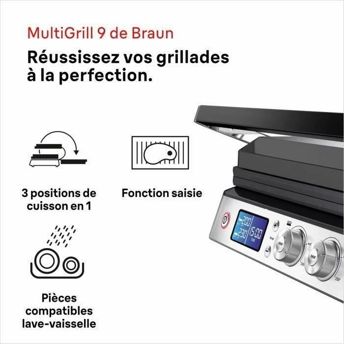 Electric Barbecue Braun 2000 W
