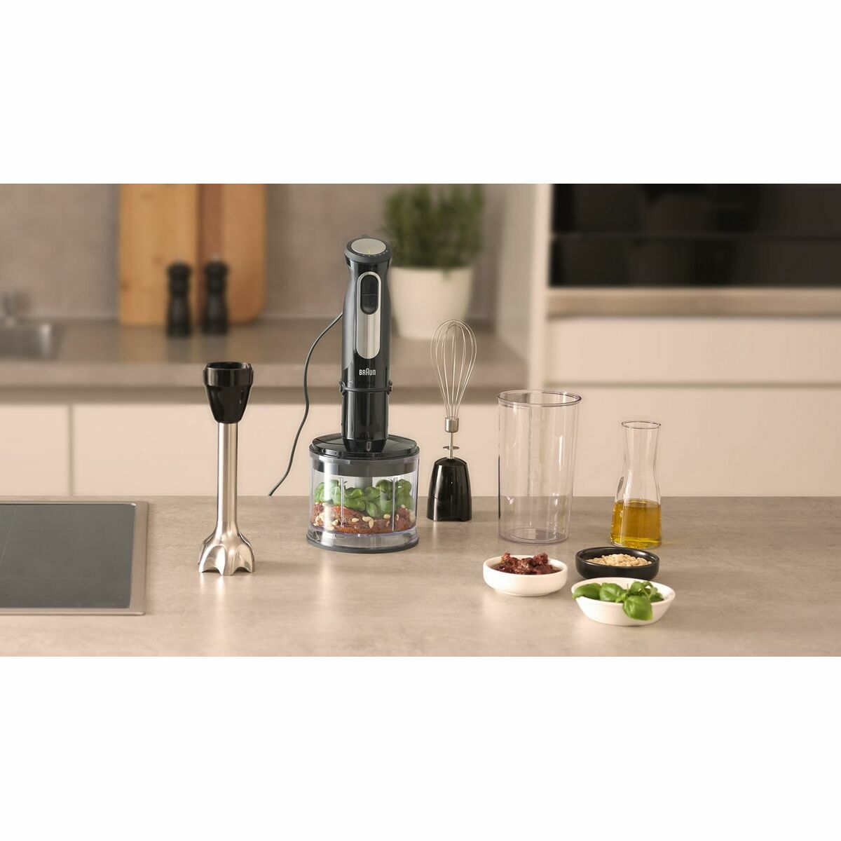 Hand-held Blender Braun MULTIQUICK 5 PRO MQ 55236 1000 W Black