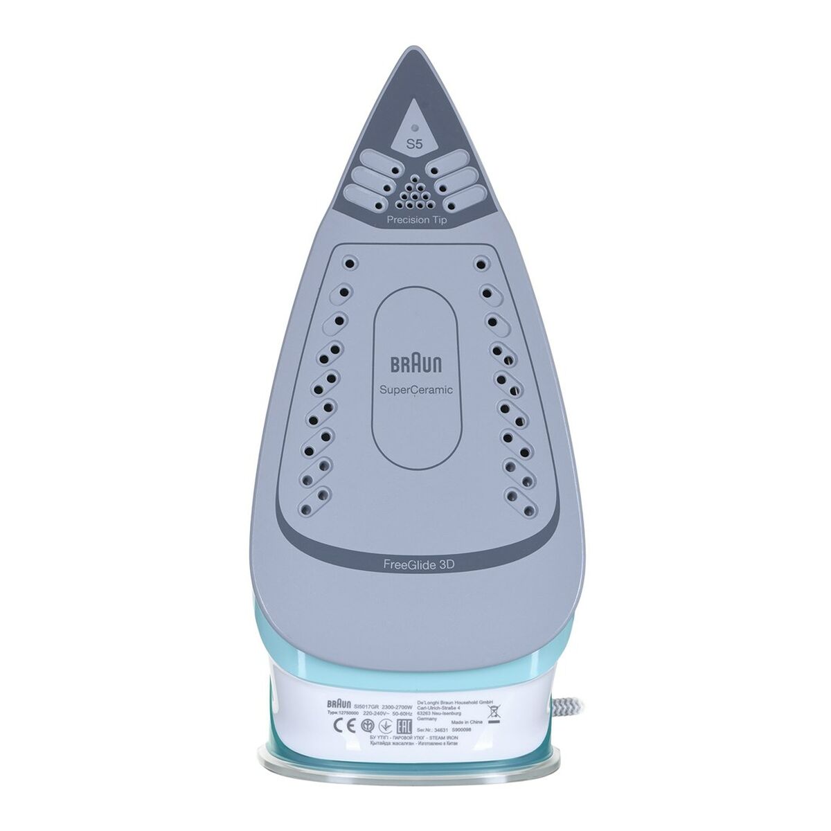 Steam Iron Braun SI 5017 GR 2700 W