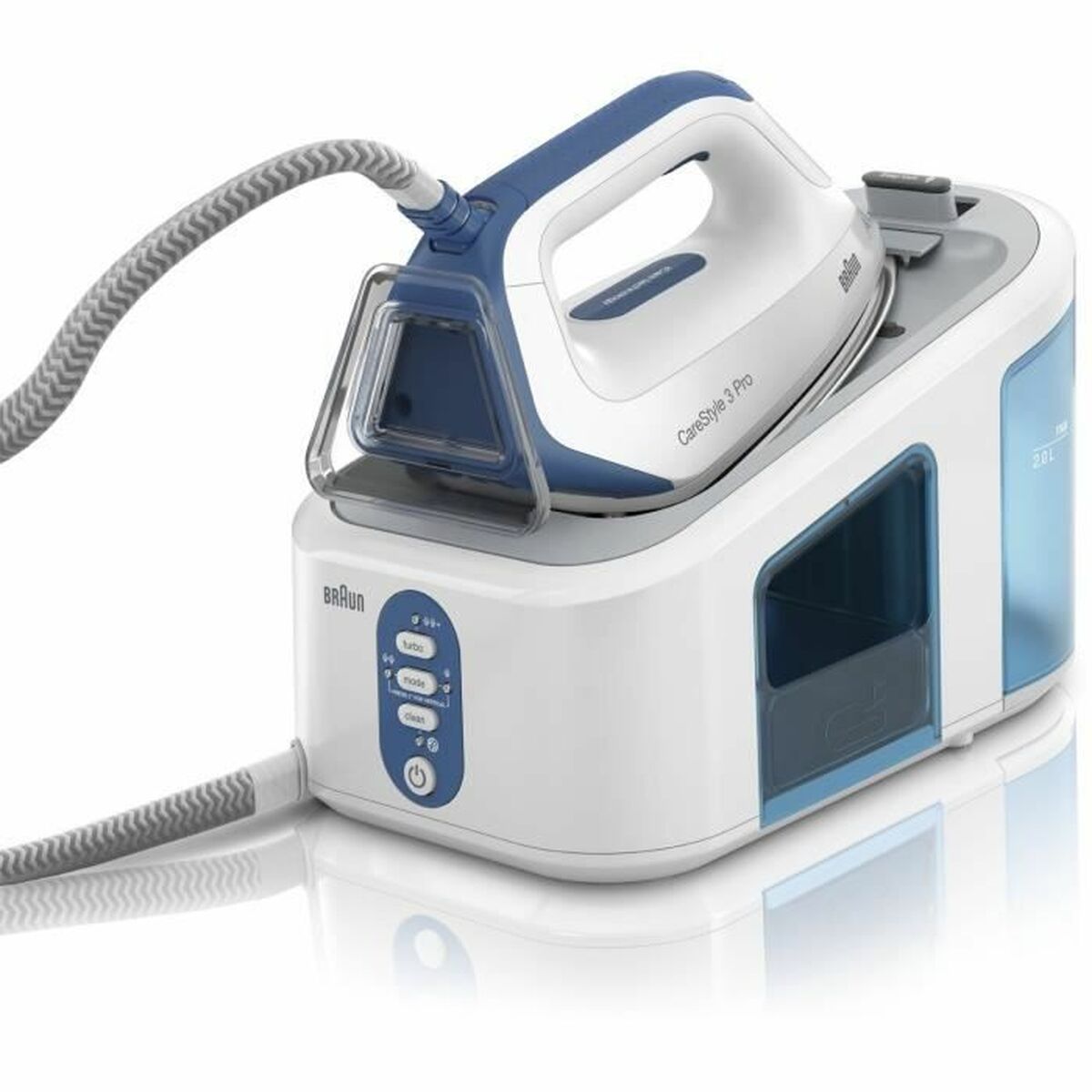 Steam Generating Iron Braun CareStyle 3 IS 3157 BL 2400 W Galvanised Steel 2400 W Steam Generating Iron Braun CareStyle 3 IS 3157 BL 2400 W Galvanised Steel 2400 W