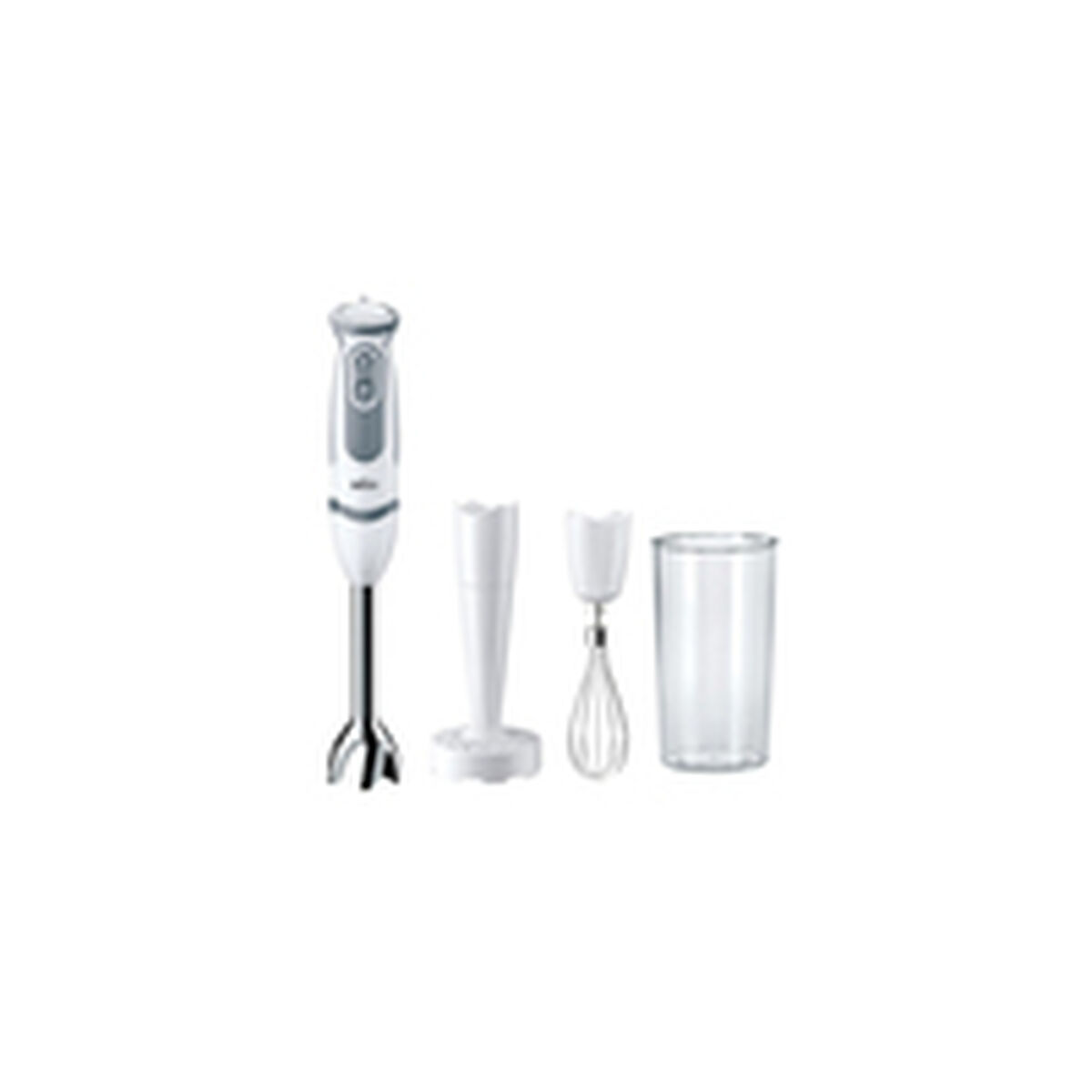 Hand-held Blender Braun White White/Grey 1000 W