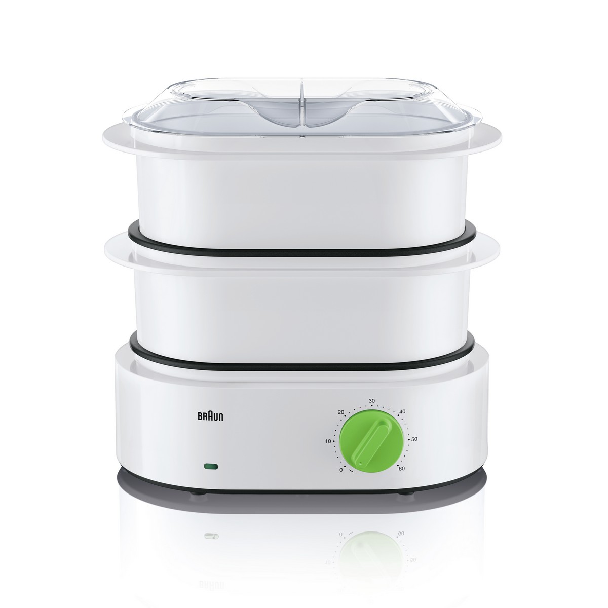 Food Steamer Braun FS 3000 850 W White/Green White Polycarbonate 850 W Food Steamer Braun FS 3000 850 W White/Green White Polycarbonate 850 W