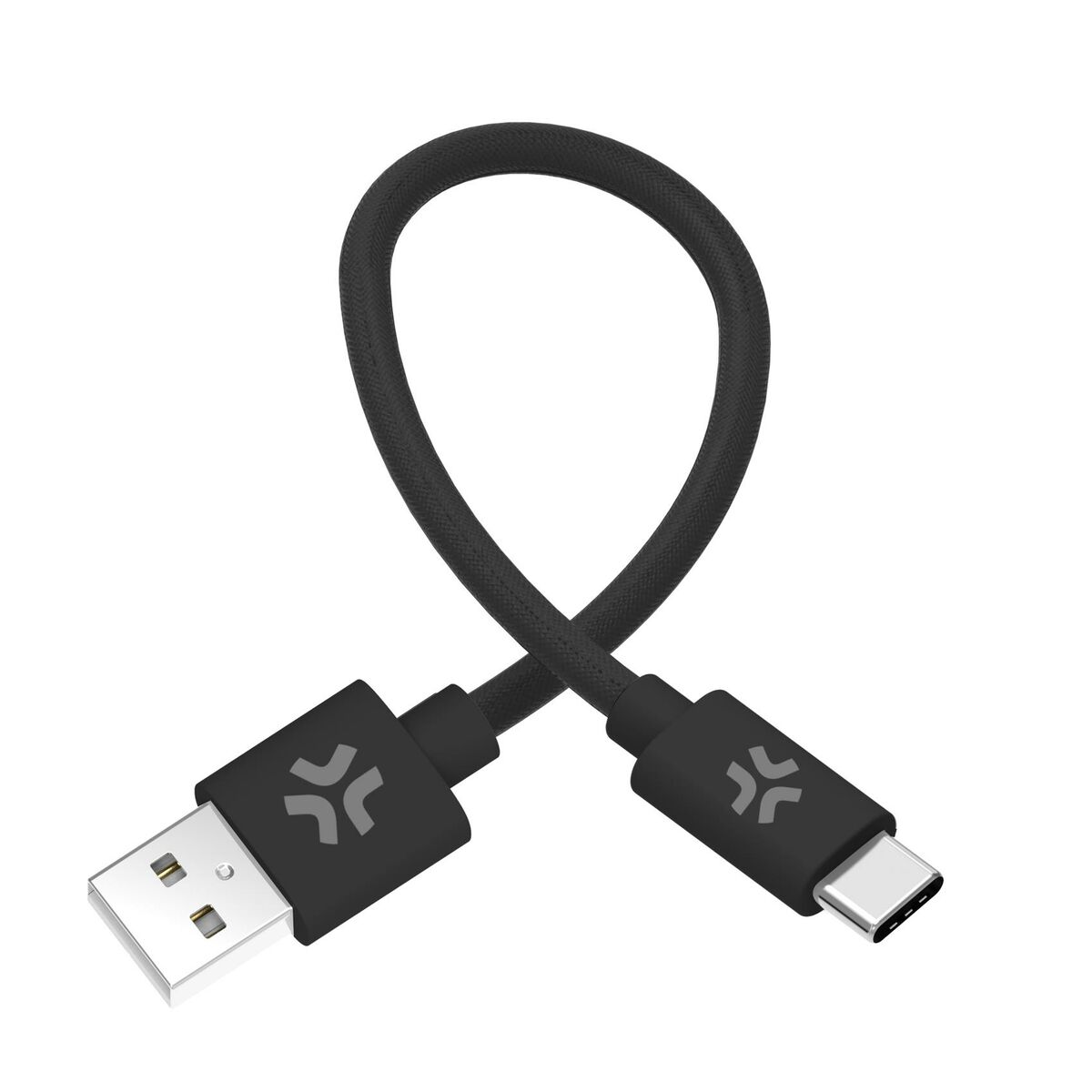 USB A to USB-C Cable Celly USBAUSBCCOT30BK Black