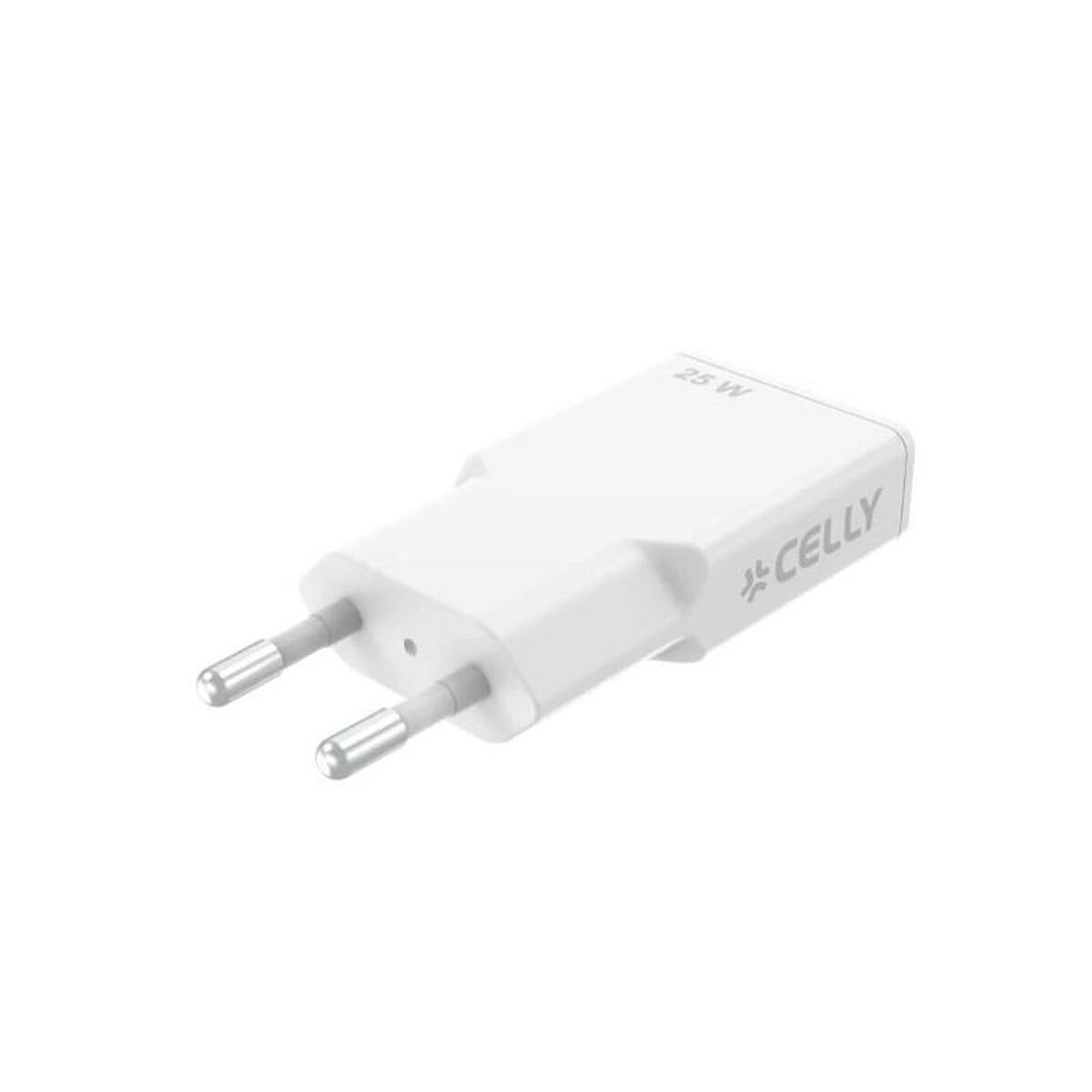 Wall Charger Celly SLIMTC1C25WWH