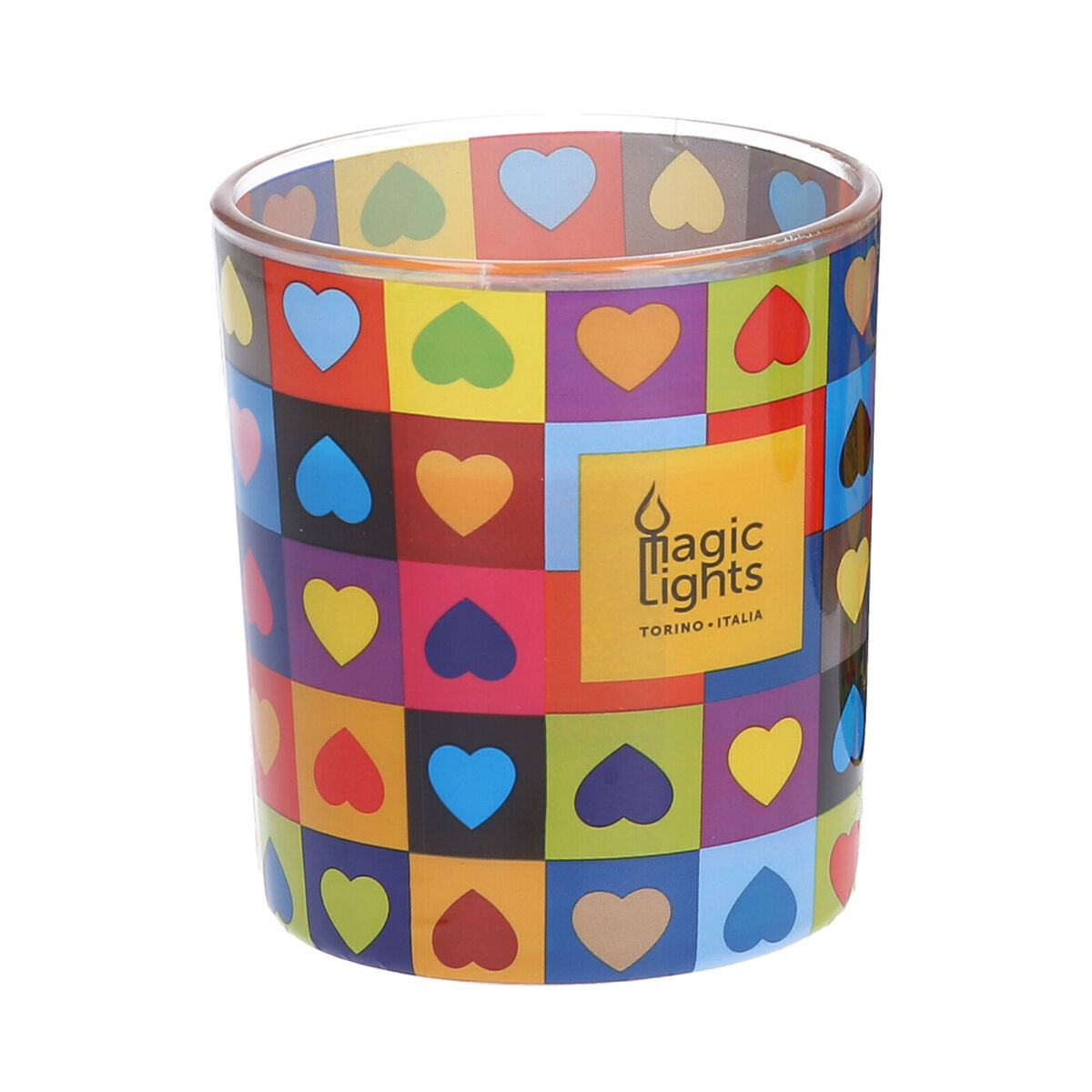 Candle Magic Lights Hearts (7,5 x 8,4 cm) Candle Magic Lights Hearts (7,5 x 8,4 cm)