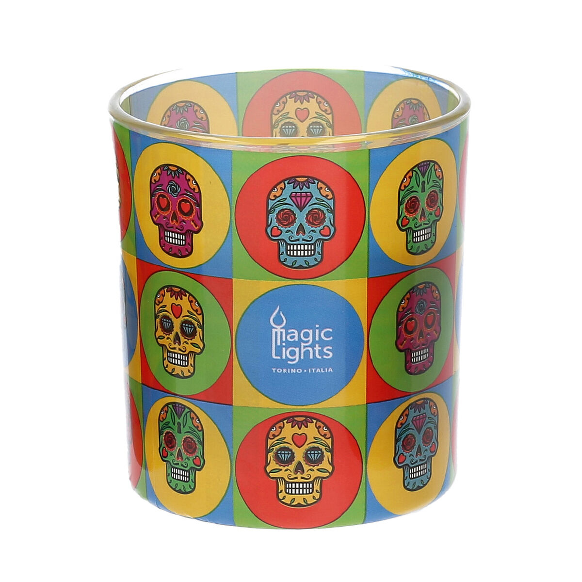 Candle Magic Lights Skull (7,5 x 8,4 cm) Candle Magic Lights Skull (7,5 x 8,4 cm)
