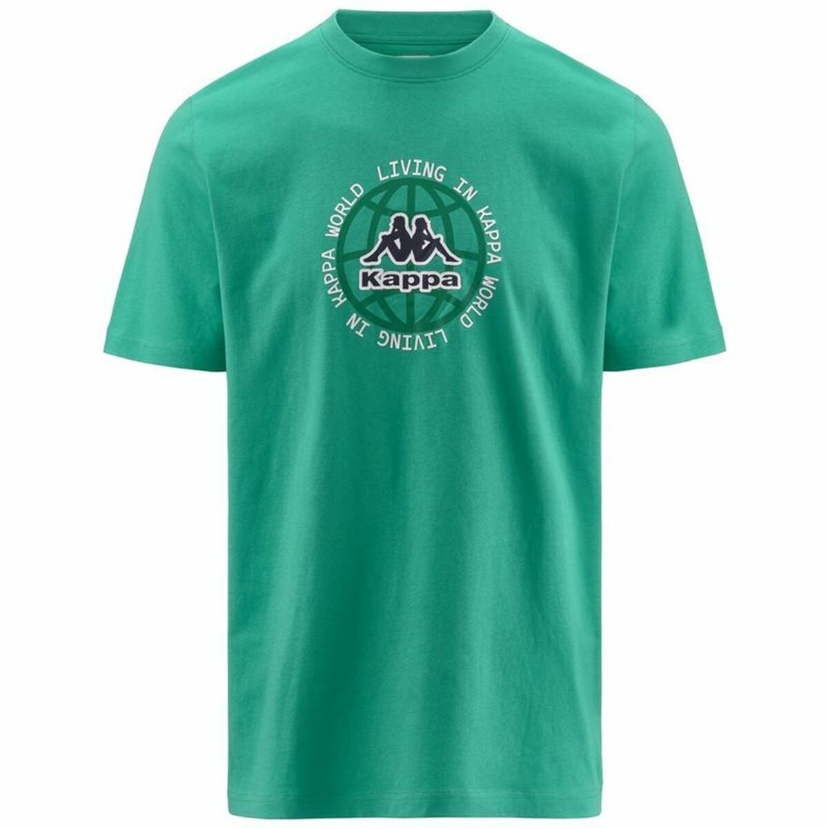 Men’s Short Sleeve T-Shirt Kappa Gunno Tbar Blue Green Men’s Short Sleeve T-Shirt Kappa Gunno Tbar Blue Green