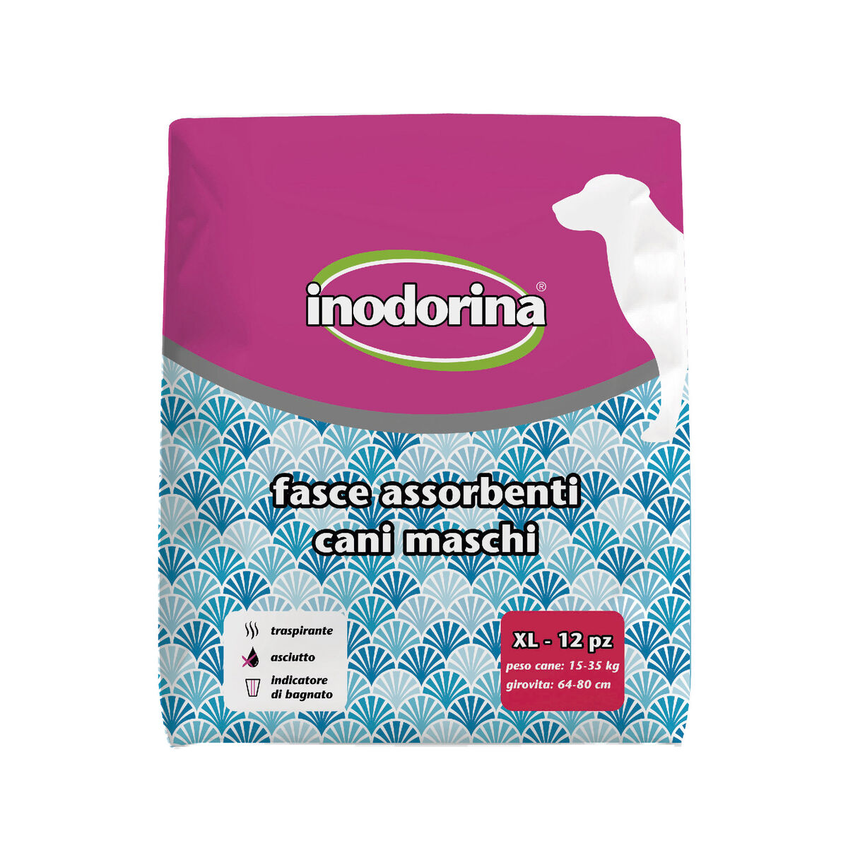 Disposable nappies Inodorina 12 Units Disposable nappies Inodorina 12 Units