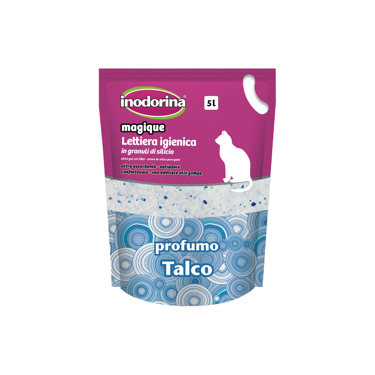 Cat Litter Inodorina Magique Talco Talcum Powder 5 L Cat Litter Inodorina Magique Talco Talcum Powder 5 L