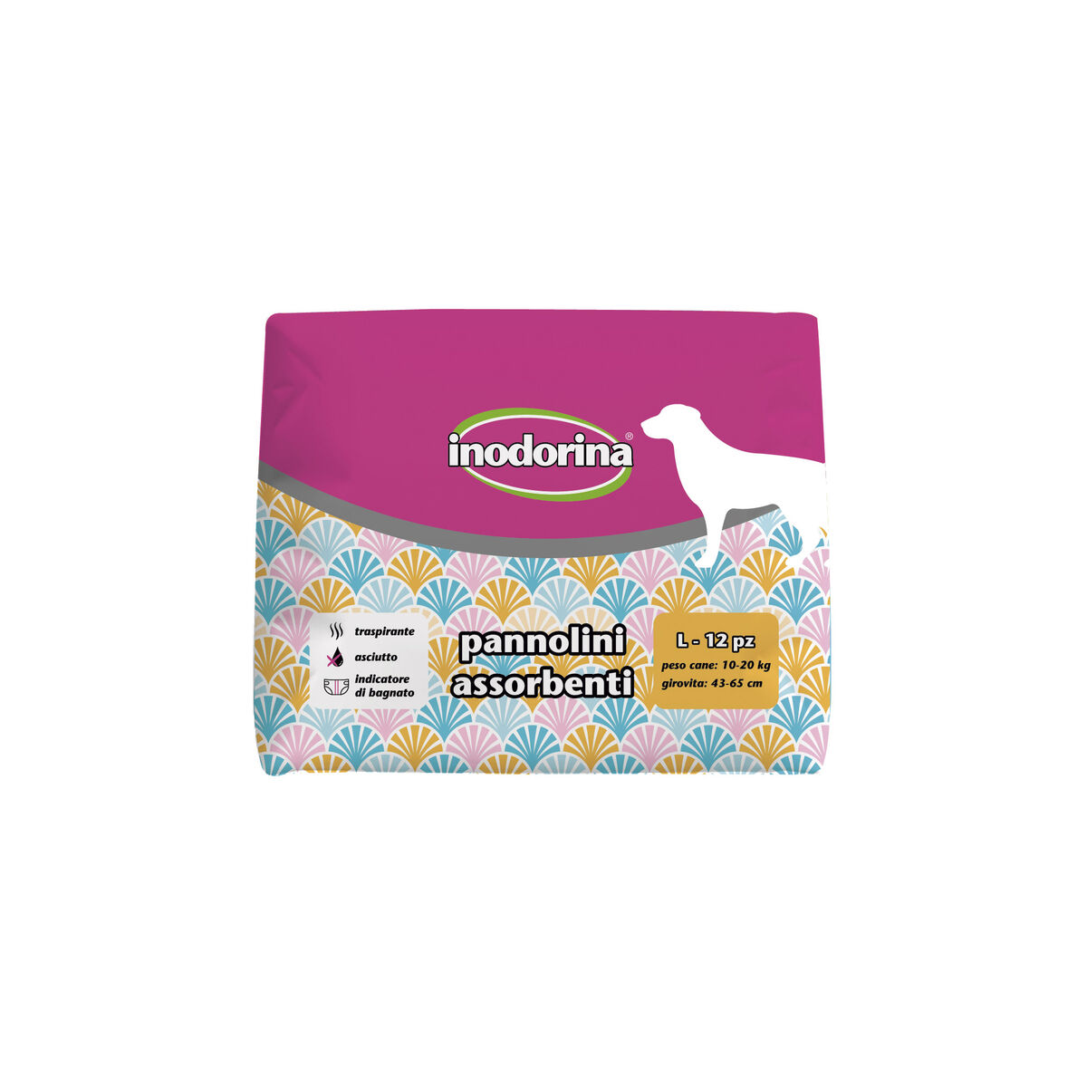 Disposable nappies Inodorina 12 Units Disposable nappies Inodorina 12 Units