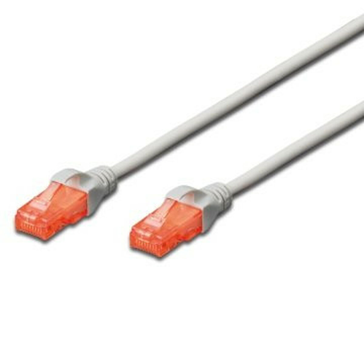 UTP Category 6 Rigid Network Cable Ewent EW-6U-100 Grey 10 m UTP Category 6 Rigid Network Cable Ewent EW-6U-100 Grey 10 m