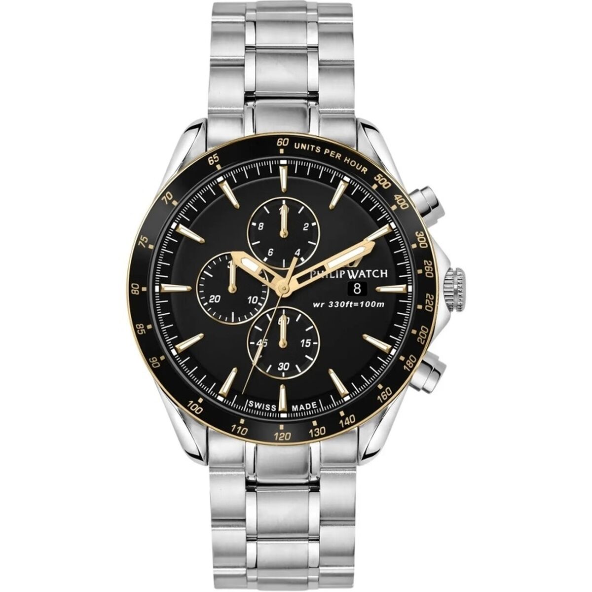 Men’s Watch Philip Watch BLAZE Black Silver