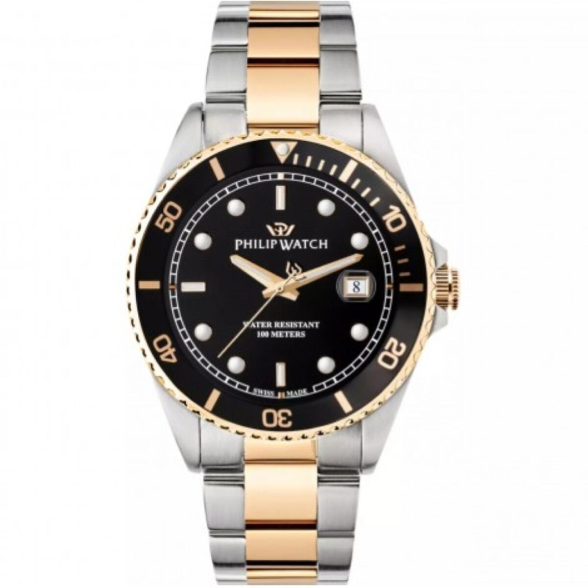 Men’s Watch Philip Watch R8253597081 Black Silver