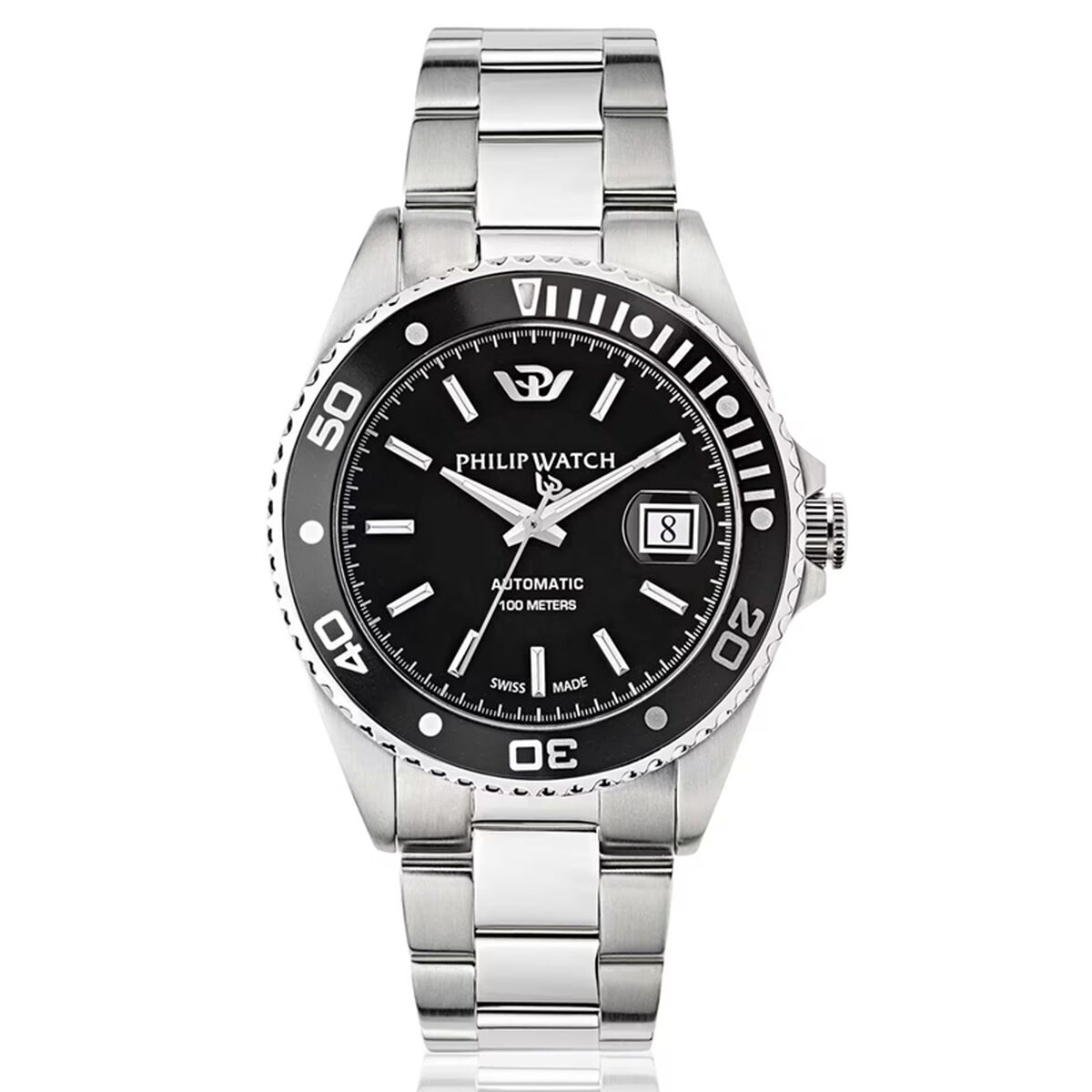 Men’s Watch Philip Watch R8223597026 Black Silver