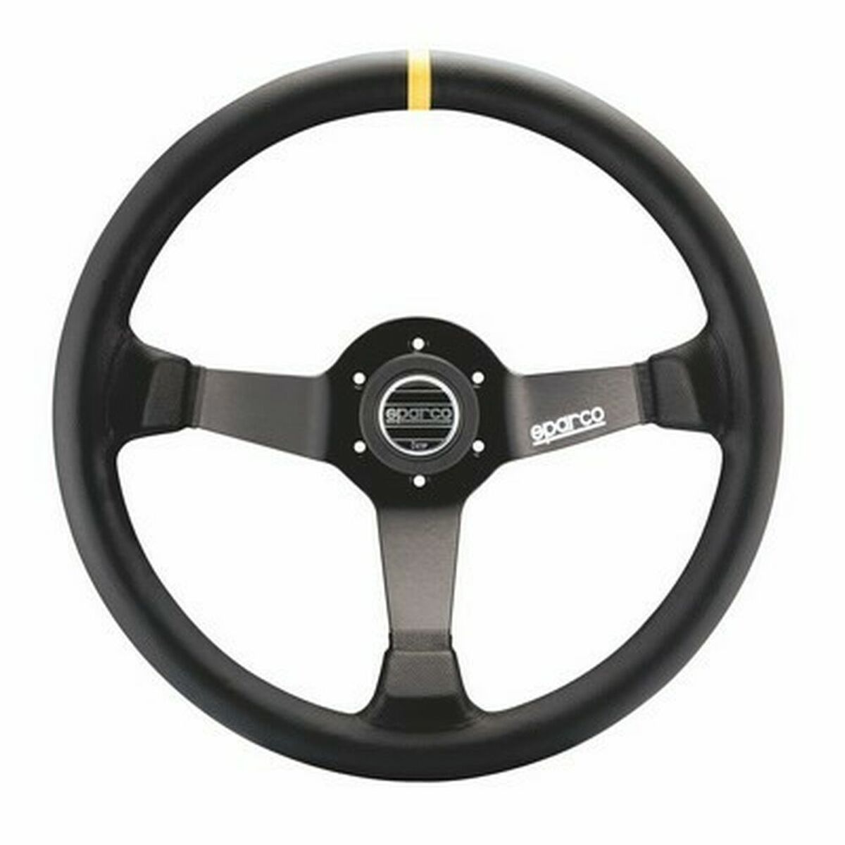Racing Steering Wheel Sparco 015R345MLN Black Racing Steering Wheel Sparco 015R345MLN Black