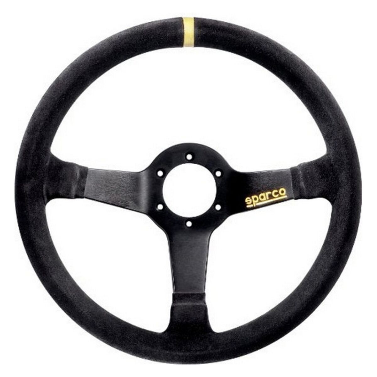 Racing Steering Wheel Sparco 015R345MSN Black 350 mm Racing Steering Wheel Sparco 015R345MSN Black 350 mm