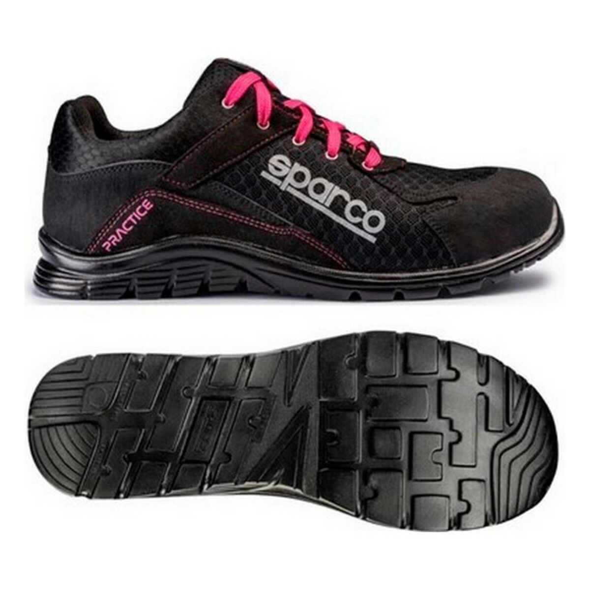 Safety shoes Sparco Practice Black Pink Safety shoes Sparco Practice Black Pink