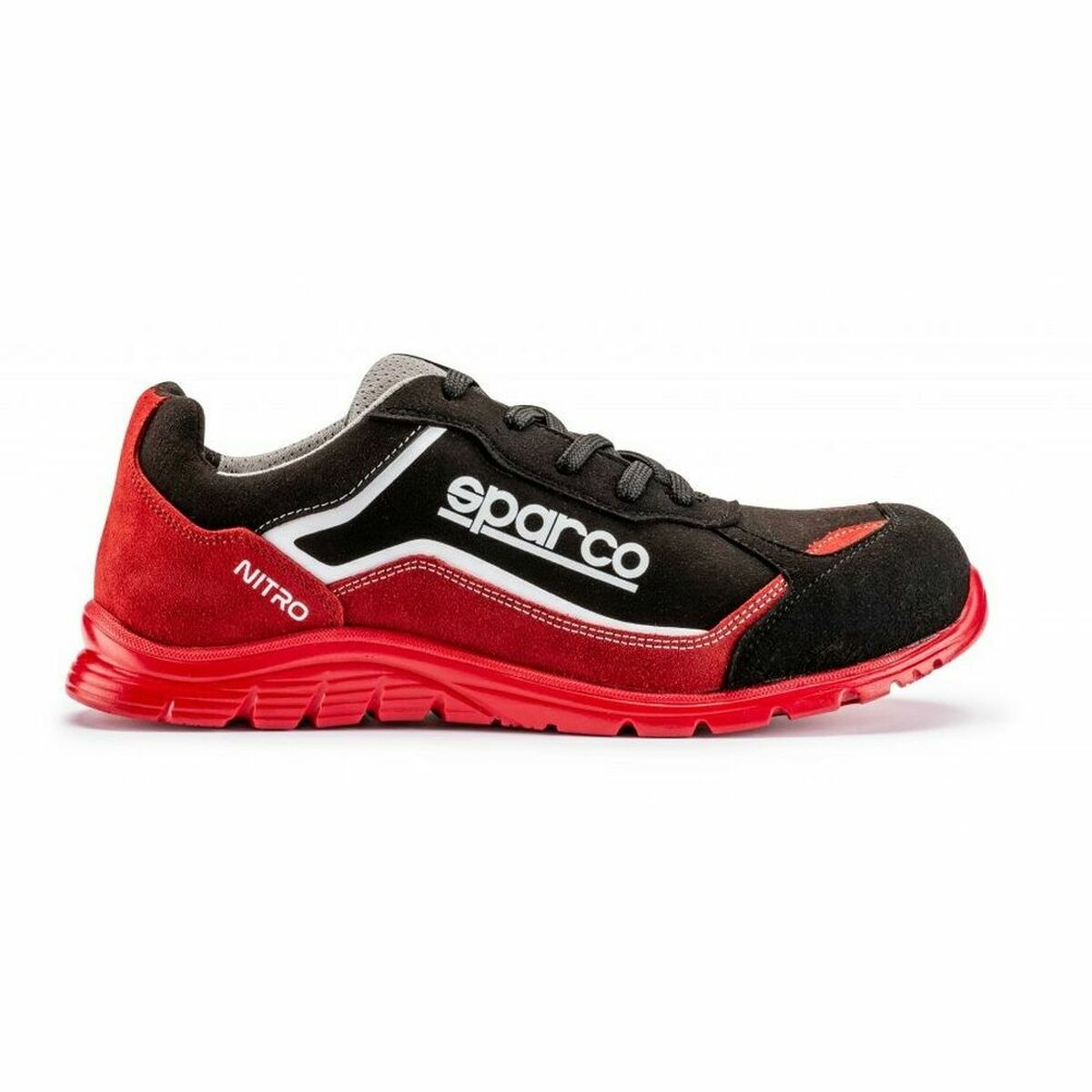 Slippers Sparco Nitro S3 ESD Black/Red Size 48 Slippers Sparco Nitro S3 ESD Black/Red Size 48