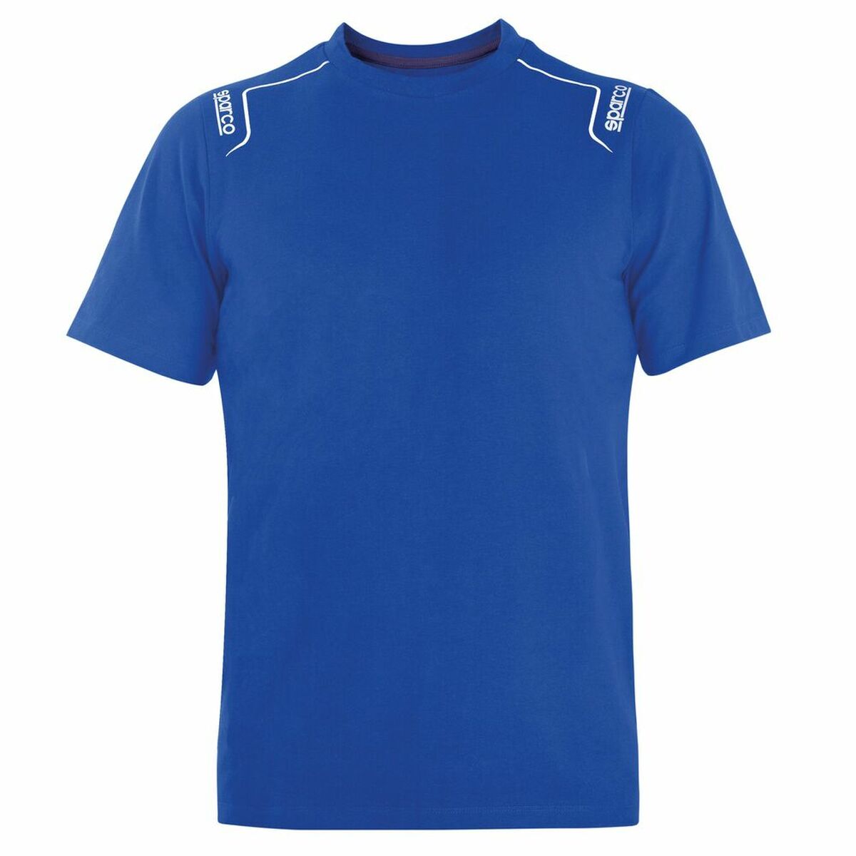 Short Sleeve T-Shirt Sparco TECH STRETCH Blue XXL Short Sleeve T-Shirt Sparco TECH STRETCH Blue XXL