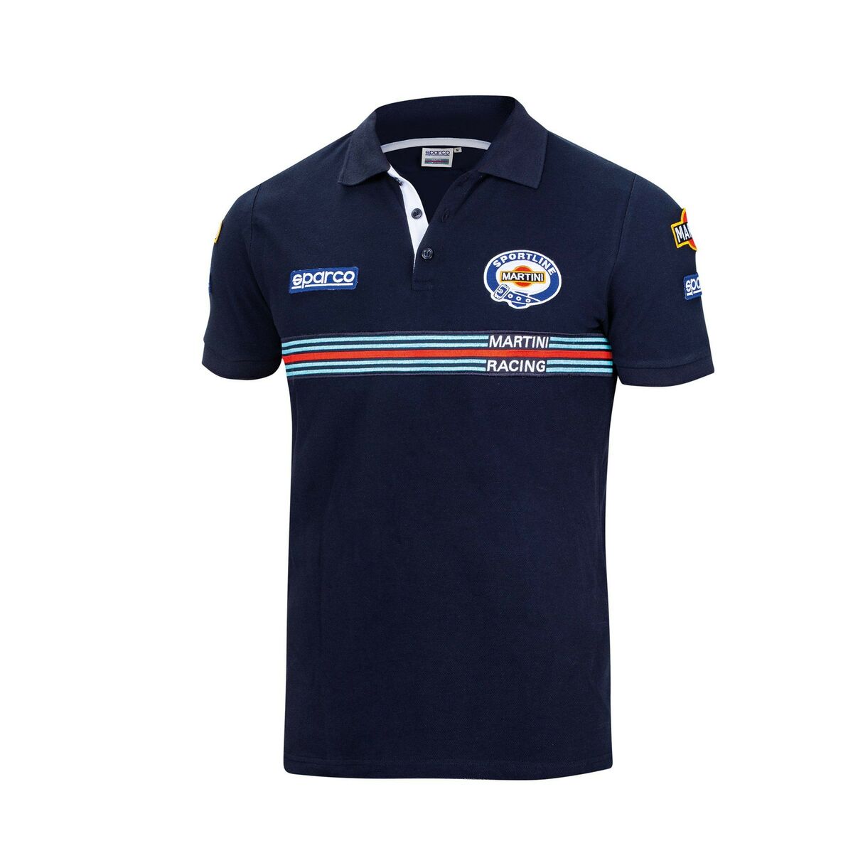 Short Sleeve Polo Shirt Sparco REPLICA MARTINI-R
