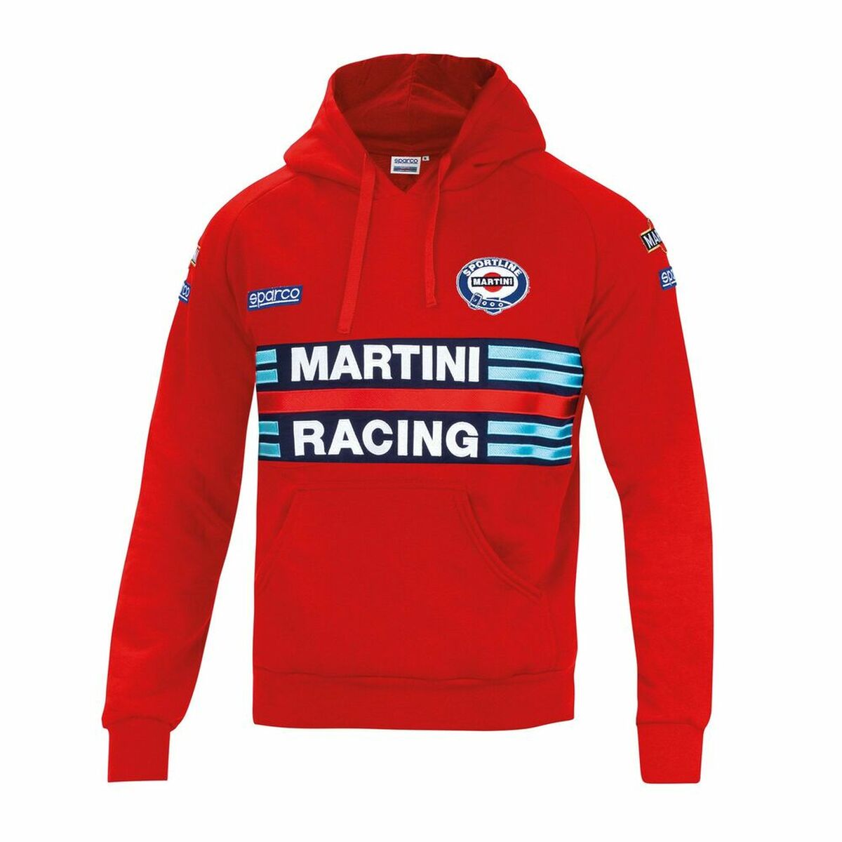 Men’s Hoodie Sparco MARTINI RACING Red Men’s Hoodie Sparco MARTINI RACING Red