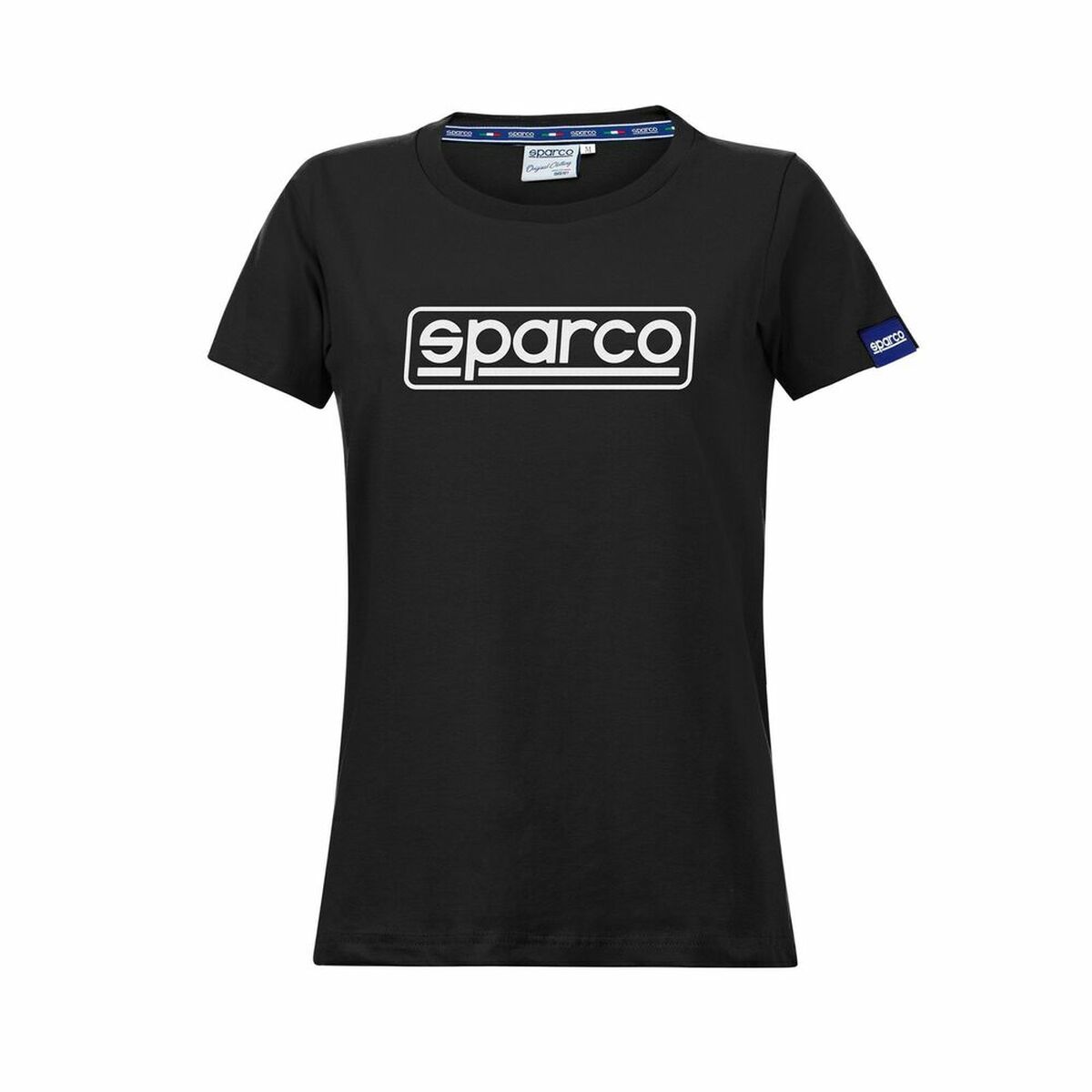 Women’s Short Sleeve T-Shirt Sparco S01325NR2M Black (M) Women’s Short Sleeve T-Shirt Sparco S01325NR2M Black (M)