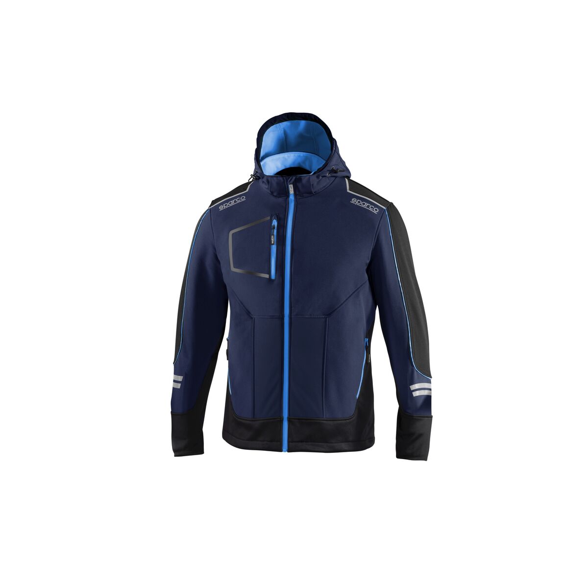 Men’s Sports Jacket Sparco Tech TW Blue Dark blue Men’s Sports Jacket Sparco Tech TW Blue Dark blue