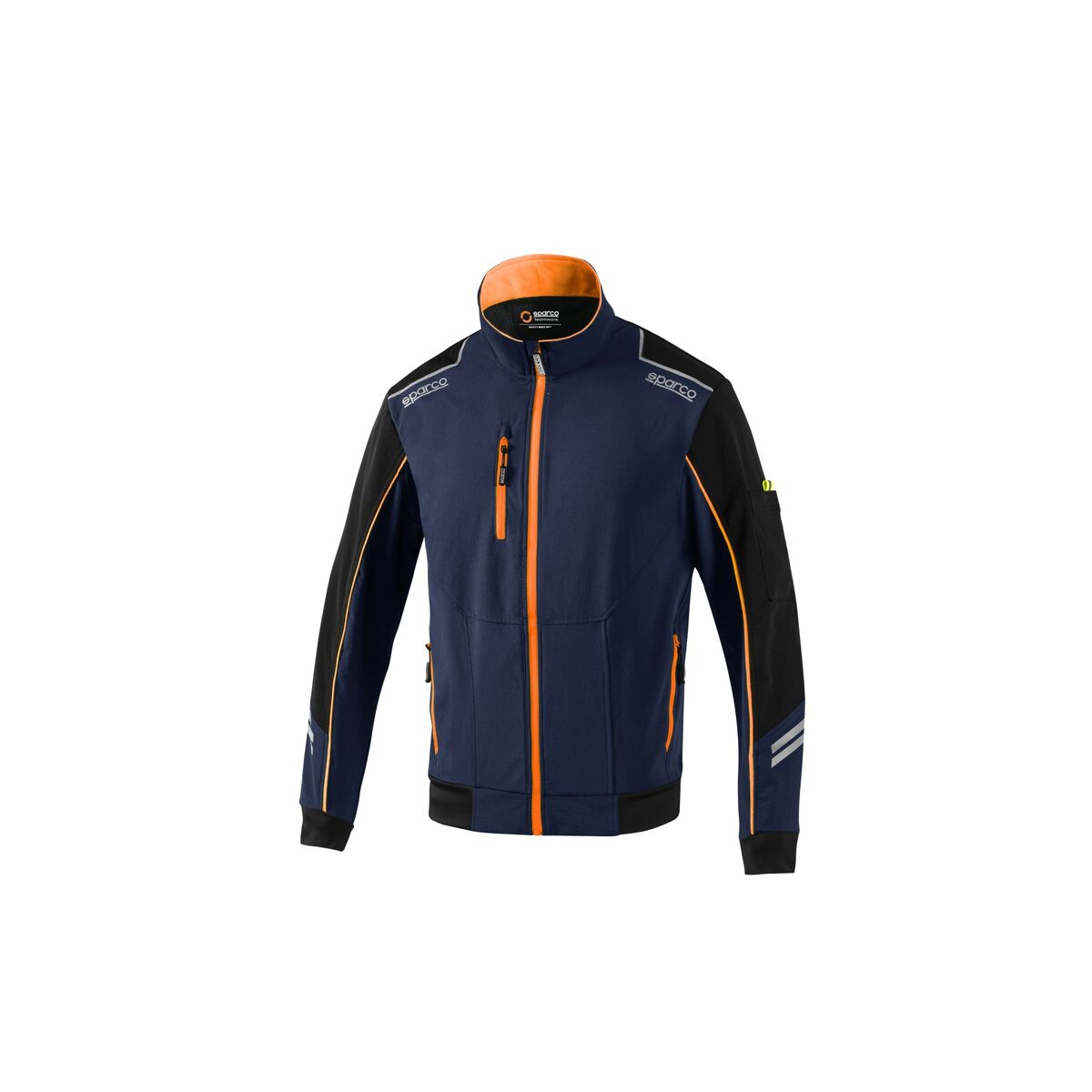 Men’s Sports Jacket Sparco Tech TW Blue Orange Dark blue
