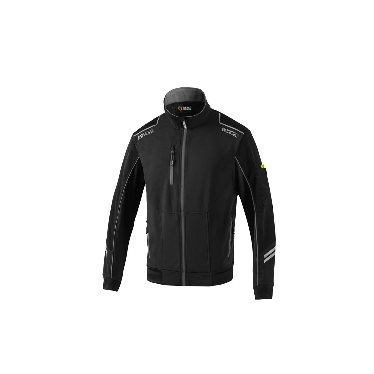 Men’s Sports Jacket Sparco Tech TW Black Grey Men’s Sports Jacket Sparco Tech TW Black Grey