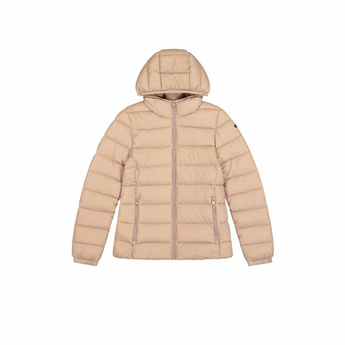 Women’s Sports Jacket Champion Hooded Beige
