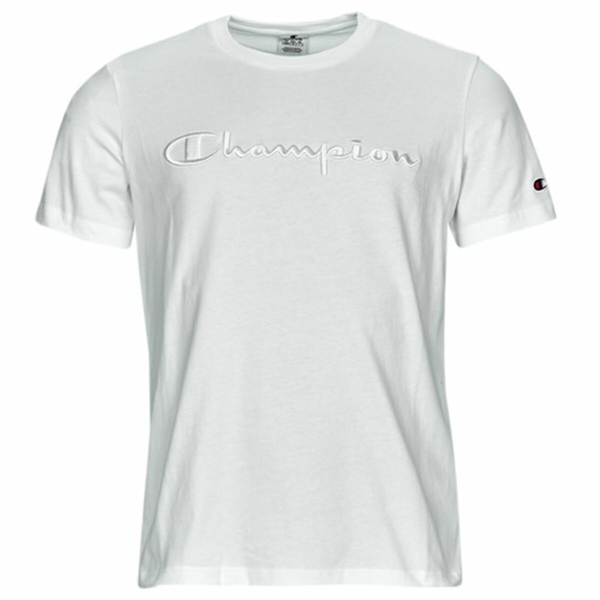 Short-sleeve Sports T-shirt Champion White Short-sleeve Sports T-shirt Champion White