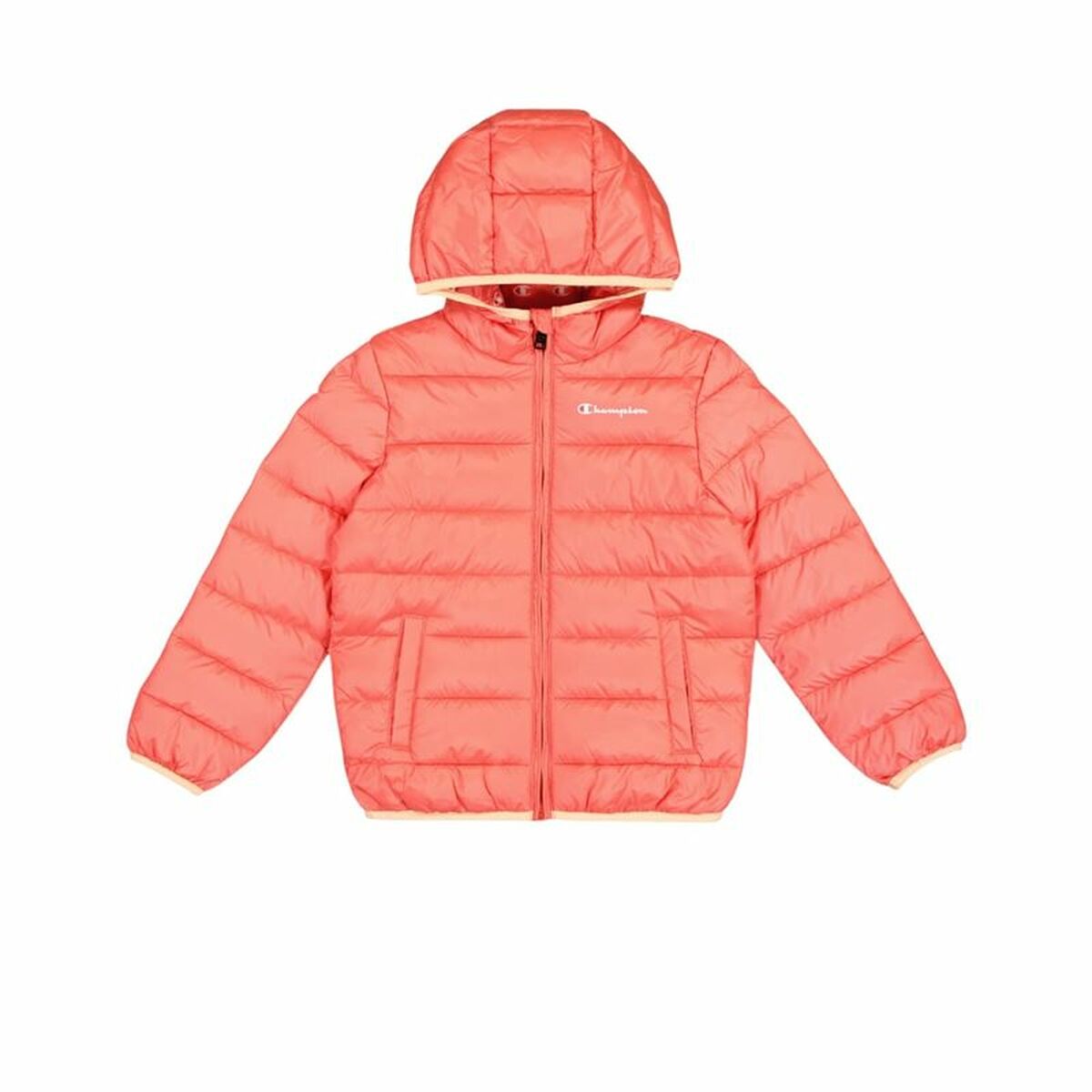 Men’s Sports Jacket Champion Hooded Coral